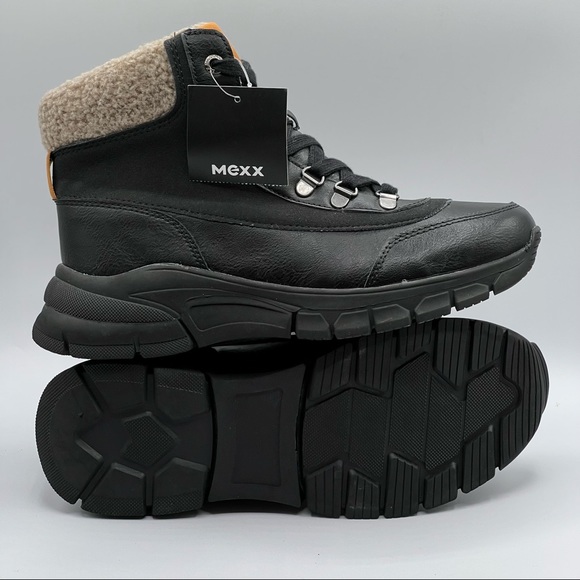 Mexx Lace Up Bootie Black Farell Size 9 Men’s - Picture 5 of 7